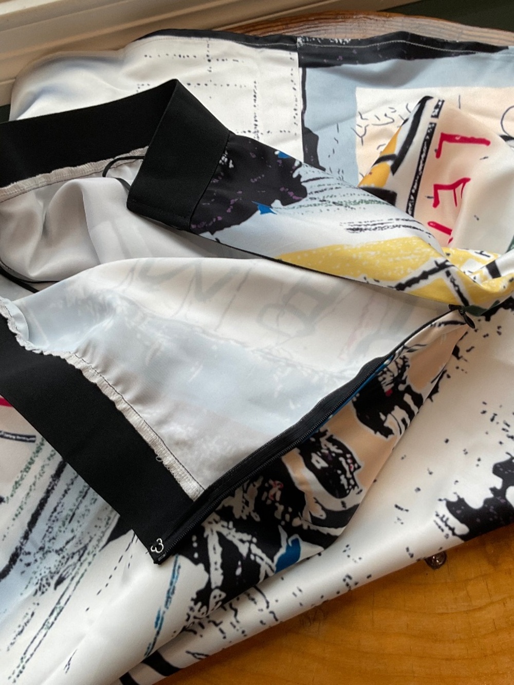 Graffiti Art Print A Line Maxi Ball Skirt Statement Piece - Picture 4 of 14